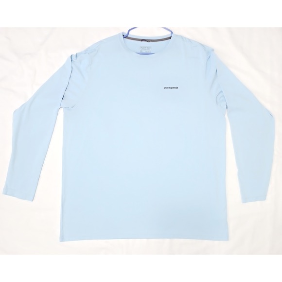 Patagonia Other - Patagonia Shirt Mens 2XL Blue Trout Long Sleeve Performance Sun UPF Fishing